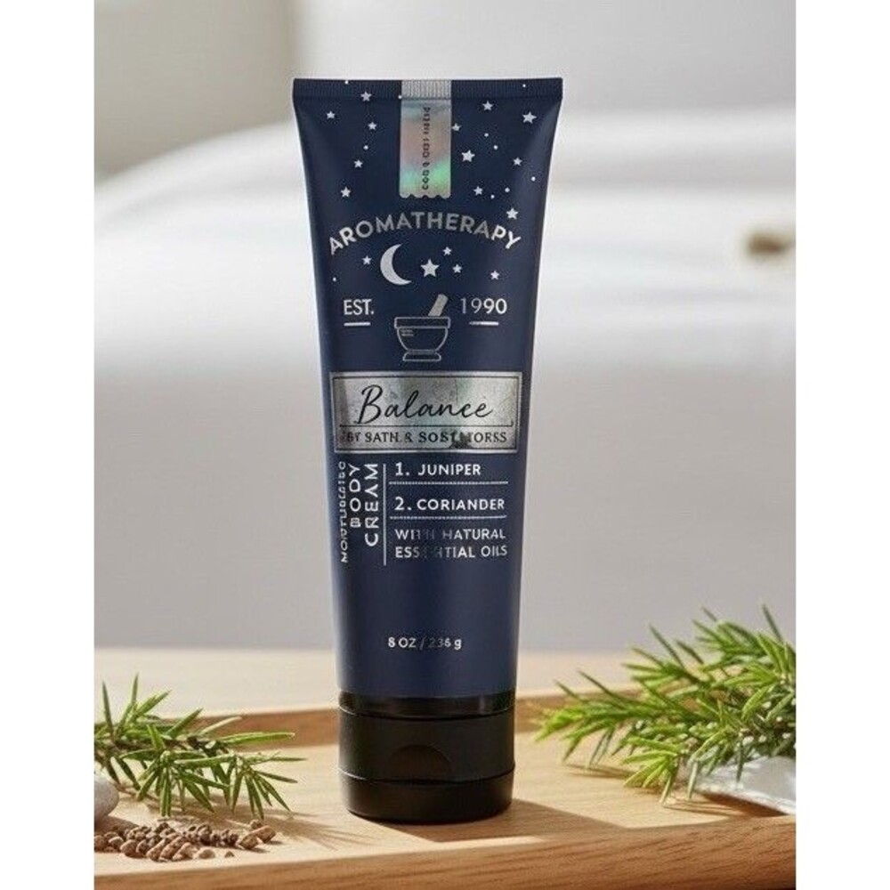 Bath & Body Works Aromatherapy Balance Juniper Coriander Moisturizing Body Cream